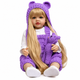 Реалистичная кукла Реборн 55 см полностью виниловая Doll Reborn Baby Born К0100317 - изображение 1