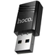 Бездротовий мережевий WiFi Adapter Hoco HI38 USB 2.0 2.4 GHz для ПК та Windows з вбудованою антеною Чорний - изображение 1