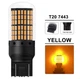 Светодиодная лампа LED 7443 T20 144 SMD 3014 желтый - изображение 1