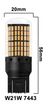 Светодиодная лампа LED 7443 T20 144 SMD 3014 желтый - изображение 2