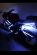 Яркая водозащищенная LED подсветка на мотоцикл скутер байк 12V 1m в силиконе светодиодная лента. Цвет белый. - изображение 5