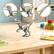 3D пазл-скелет динозавра Velociraptor 3105, анатомическая модель с органами, учебный набор 6+ - изображение 3