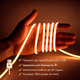 USB LED стрічка HeartPower LightLine 2.5 м з вимикачем | Працює від павербанка | Світло при відключенні - зображення 1