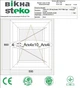 Окно Steko 500х600-мм 3-стекла/аргон, правое - изображение 3