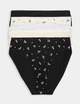 Набор женских трусиков из модала Marks&Spencer High legs 10(38) 5 шт white flower 0255 - изображение 1