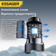 Автозарядний пристрій Essager у прикурювач 30 Вт USB Type-C USB-A PD QC 3.0 (ES-CC24), чорний - зображення 5