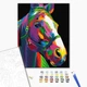 Картина за номерами Brushme Веселковий скакун 40x50 см BS51448 - зображення 2