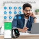 Смарт-часы STECEi 1.85" HD с Bluetooth-звонками, пульсометром, мониторингом сна и 110+ спортивными режимами черный - изображение 2