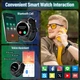 Смарт-часы Qecnato Military 1.39" HD с Bluetooth-звонками, 110+ спортивными режимами и IP68 черный - изображение 5