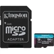 Карта пам'яті Kingston 64GB microSDXC сlass 10 UHS-I U3 V30 A2 Canvas Go Plus G4 (SDCG4/64GB) - зображення 1