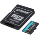 Карта пам'яті Kingston 64GB microSDXC сlass 10 UHS-I U3 V30 A2 Canvas Go Plus G4 (SDCG4/64GB) - зображення 2