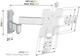 Кронштейн Vogels TVM 3243 White (3832431) - зображення 12