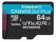 Карта памяти Kingston MicroSDXC 64GB UHS-I/U3 Class 10 Canvas Go! Plus R200/W200MB/s (SDCG4/64GBSP) - изображение 1