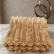 Плед-покривало Смужка Шарпей двоспальний Solafa HomeTextiles180х200см Персиковий - зображення 2