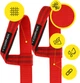 Лямки атлетические для тяги Cornix Lifting Straps XR-0505 Красные - изображение 5