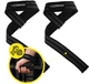 Лямки атлетические для тяги Cornix Lifting Straps XR-0503 Черные - изображение 6