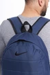 Рюкзак матрас Nike синий меланж, черный логотип, 2 ручки,18*47*33см, 25 литров - изображение 4