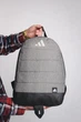 Рюкзак матрас Adidas серый меланж, 2 ручки,18*47*33см, 25 литров - изображение 3