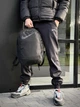 Рюкзак черный Nike с большим логотипом, 17х43х29 см, 21 литр - изображение 5