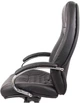 Кресло АКЛАС Луизиана MB (GB-242CC) (Кожа LC-A Black/PU Black) - изображение 8