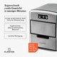 Компрессорный ледогенератор Klarstein Metropolitan 10031881, 12 кг/сутки, 2,15 л, 3 размера льда, дисплей, 36 куб./ч, 150 Вт - изображение 6