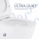 Унитаз подвесной Qtap Robin New безободочный с сиденьем Soft-close QT1333046EUQW, керамика, белый цвет - изображение 5