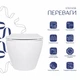 Унитаз подвесной Qtap Jay безобедочный Ultra Quiet с сиденьем Soft-close QT07335177W - изображение 3