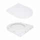 Унитаз подвесной Qtap Robin New безободочный с сиденьем Soft-close QT1333046EUQW, керамика, белый цвет - изображение 8