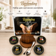Набор для копчения коктейлей Bartending Barrel со смокером «Бочка» — 4 вида щепы, металлическая ложка, щеточка, фирменная коробка - изображение 1