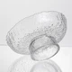 Фруктовница на ножке Ice Textured 15 см с ледяной текстурой стекла Yiwu HP-34-88 - изображение 4