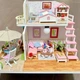 Румбокс Рожевий лофт DIY House Roombox Pink loft Інтер'єрний конструктор M033 - зображення 6