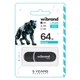 USB флеш накопичувач Wibrand 64GB Panther Black USB 2.0 (WI2.0/PA64P2B) - зображення 3