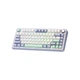 Клавиатура Aula F75 Gasket Greywood V3 switch Hot-Swap PBT Wireless/Bluetooth/USB White (6948391208640) - изображение 4