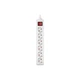 Сетевой фильтр питания REAL-EL RS-6 Protect M 5m, white (EL122300035) - изображение 3