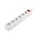 Сетевой фильтр питания REAL-EL RS-6 Protect M 5m, white (EL122300035) - изображение 7