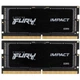 Модуль пам'яті для ноутбука SoDIMM DDR5 32GB (2x16GB) 5600 MHz Impact Black Kingston Fury (ex.HyperX) (KF556S40IBK2-32) - зображення 2