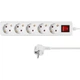 Сетевой удлинитель 2E 5XSchuko з вимикачем,1.5м, white (2E-U05ESM1.5) - изображение 6