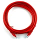 Патч-корд 3м, RJ-45, Cat.5e, CU, медь, красный Ritar (PCR-CU/3Rd / 04282) - изображение 2