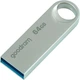 USB флеш накопичувач Goodram 64GB UNO3 Steel USB 3.2 (UNO3-0640S0R11) - зображення 1