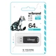 USB флеш накопитель Wibrand 64GB Marten Black USB 3.2 Gen 1 (USB 3.0) (WI3.2/MA64P10B) - изображение 3