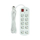 Мережевий фільтр живлення PowerPlant 5м, 10 розеток, USB, євро, 100% мідь (YS-N6065/5) (EX610556) - зображення 3