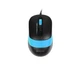 Комплект (клавіатура, миша) A4Tech F1010 Black/Blue (F1010 (Blue)) - зображення 3
