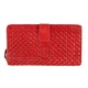 Красный женский портмоне из натуральной кожи Ashwood D84 Red - изображение 1