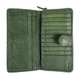 Зелёный женский портмоне из натуральной кожи Ashwood D84 Green - изображение 3