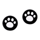 Накладки на Стики 2шт RMC Cat Paw Nintendo Switch Wii Steam Deck Black - изображение 1