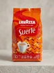 Зерновой кофе Lavazza Suerte 1000 г 1 кг купаж арабика робуста среднее обжаривание итальянская насыщенная крепкая горьковатая шоколадная ароматная для эспрессо капучино латте молочных кофейных напитков - изображение 4
