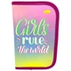 Пенал ламинированный Girls rule на молнии 1 отделение 19x13 см - изображение 1