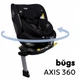 Автокрісло Bugs Axis 360 Graphite Black група від 0 до 36 кг (4823056520058) - зображення 2