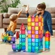 Магнитный конструктор Mideer Цветные магнитные плитки Colorful Magnetic Tiles, 60 деталей, от 3 лет (MD1142) - изображение 4