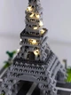 Великий дитячий конструктор Конструктор Ейфелева вежа Париж Paris Tower 1175 деталей з LED-підсвіткою , конструктор-нічник - зображення 6